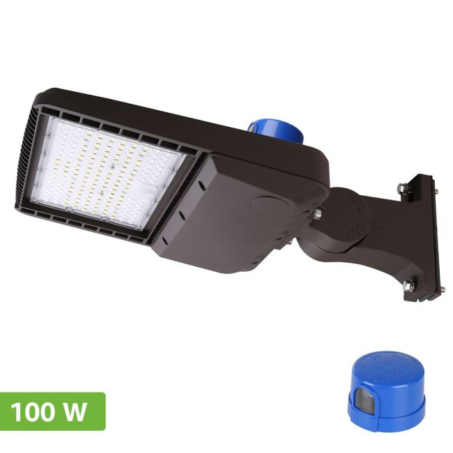 Lepro 200W LED Parking Lot Light, Shoebox Light, 500W Metal Halide Equivalent, White 5000K