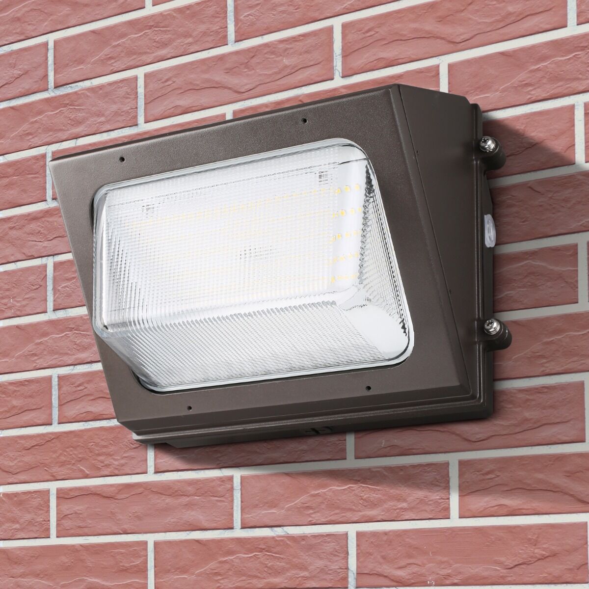 Lepro LED Wall Pack Light with Photocell for Outdoor Garages
