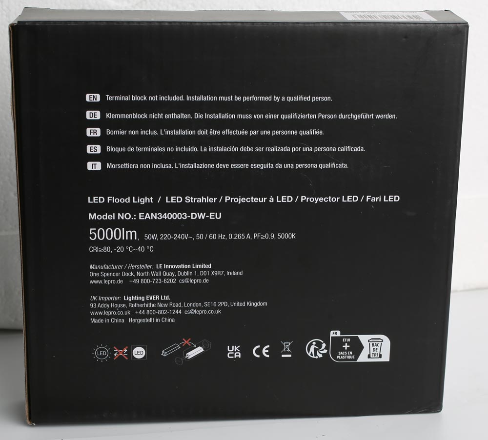 LightGPM 50W LED Flood Light