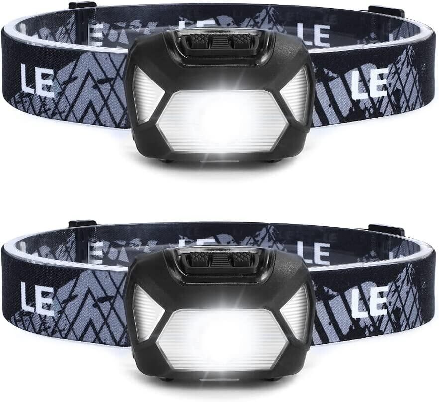 Lepro LED Headlamp Flashlights (Black)