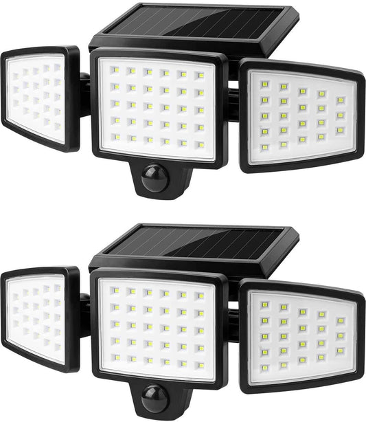 LE Solar Motion Sensor Flood Lights Outdoor - 1000LM