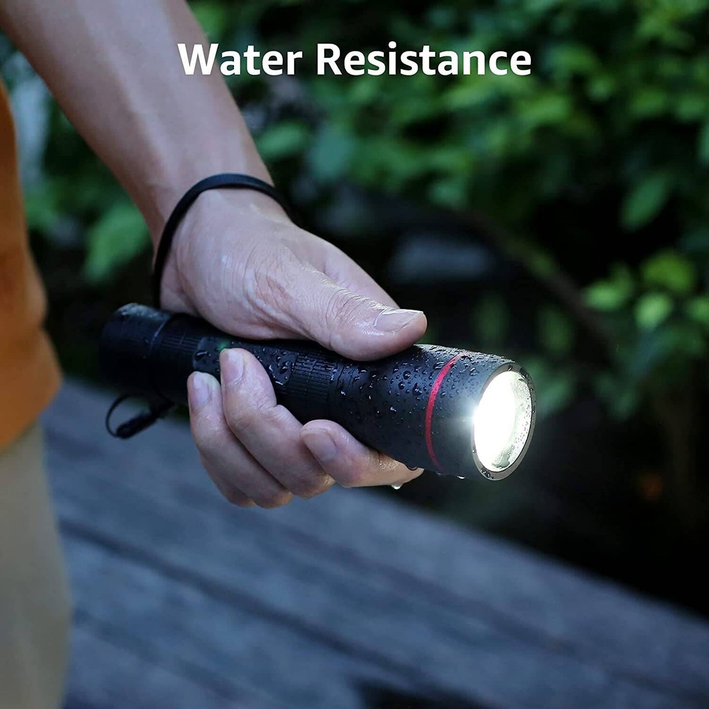 Lepro LED Tactical Flashlight (AA Battery)
