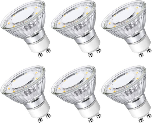 LE GU10 LED Light Bulbs 6-Pack