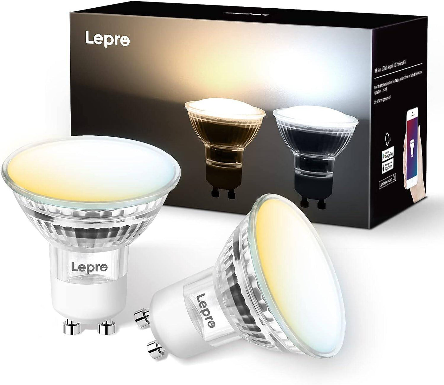 Lepro GU10 Smart LED Light Bulbs