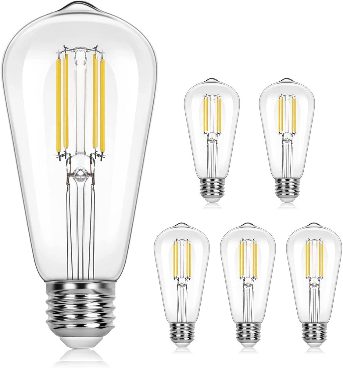 Lepro Edison LED Light Bulbs (60W)