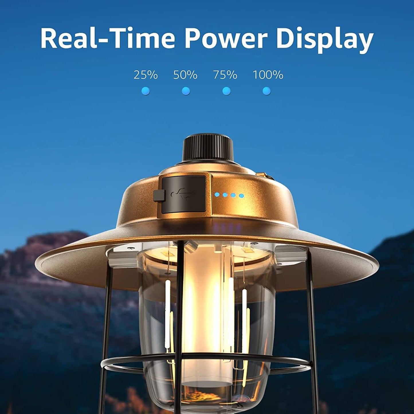 Lepro Vintage LED Camping Lantern