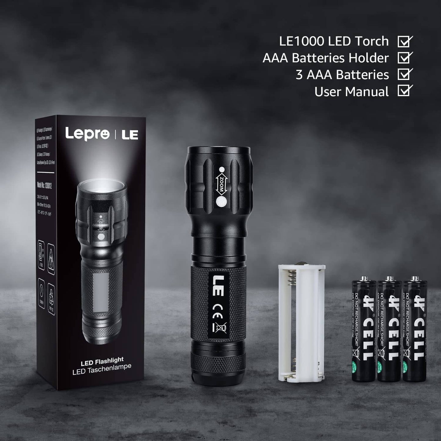 Lepro LED Flashlights High Lumens