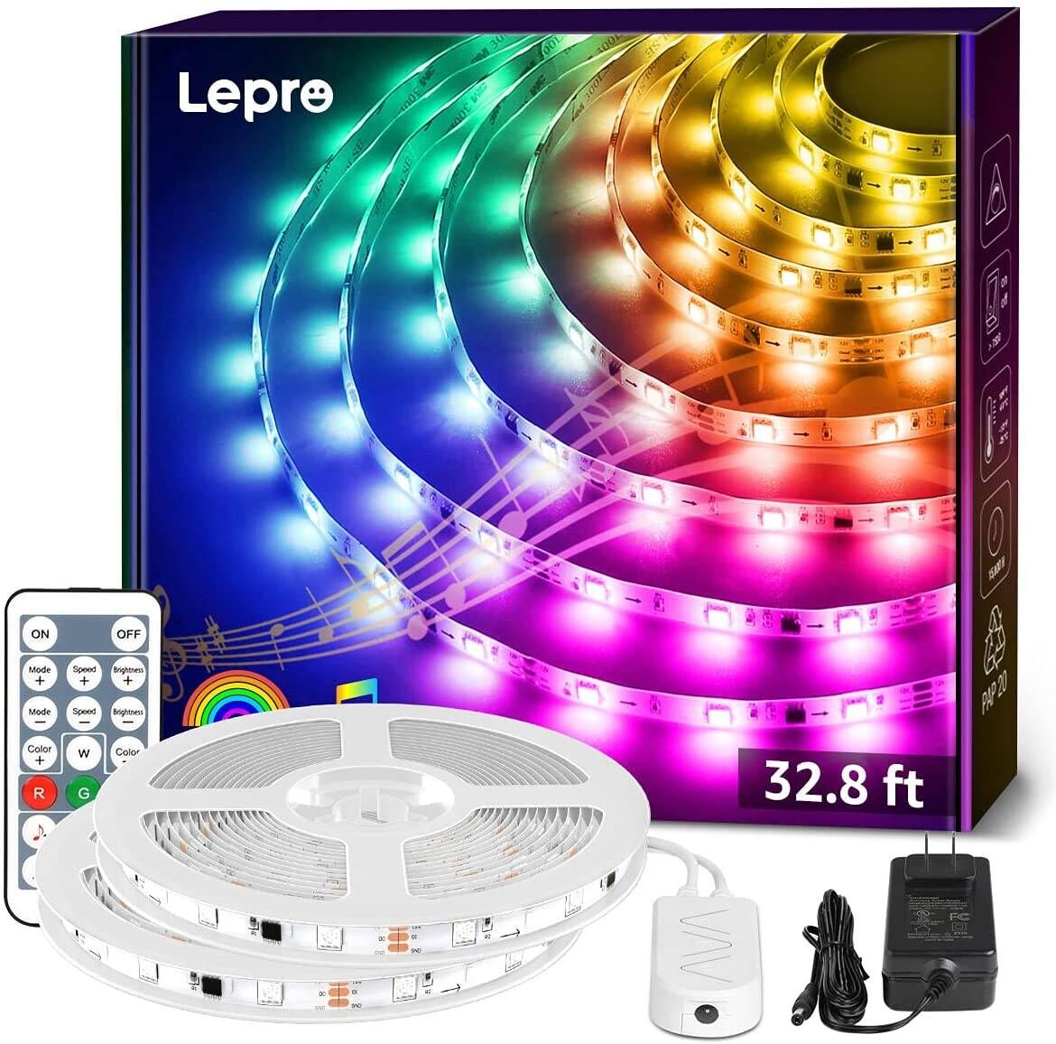 Lepro 32.8ft Music Sync MagicColor Light Strip