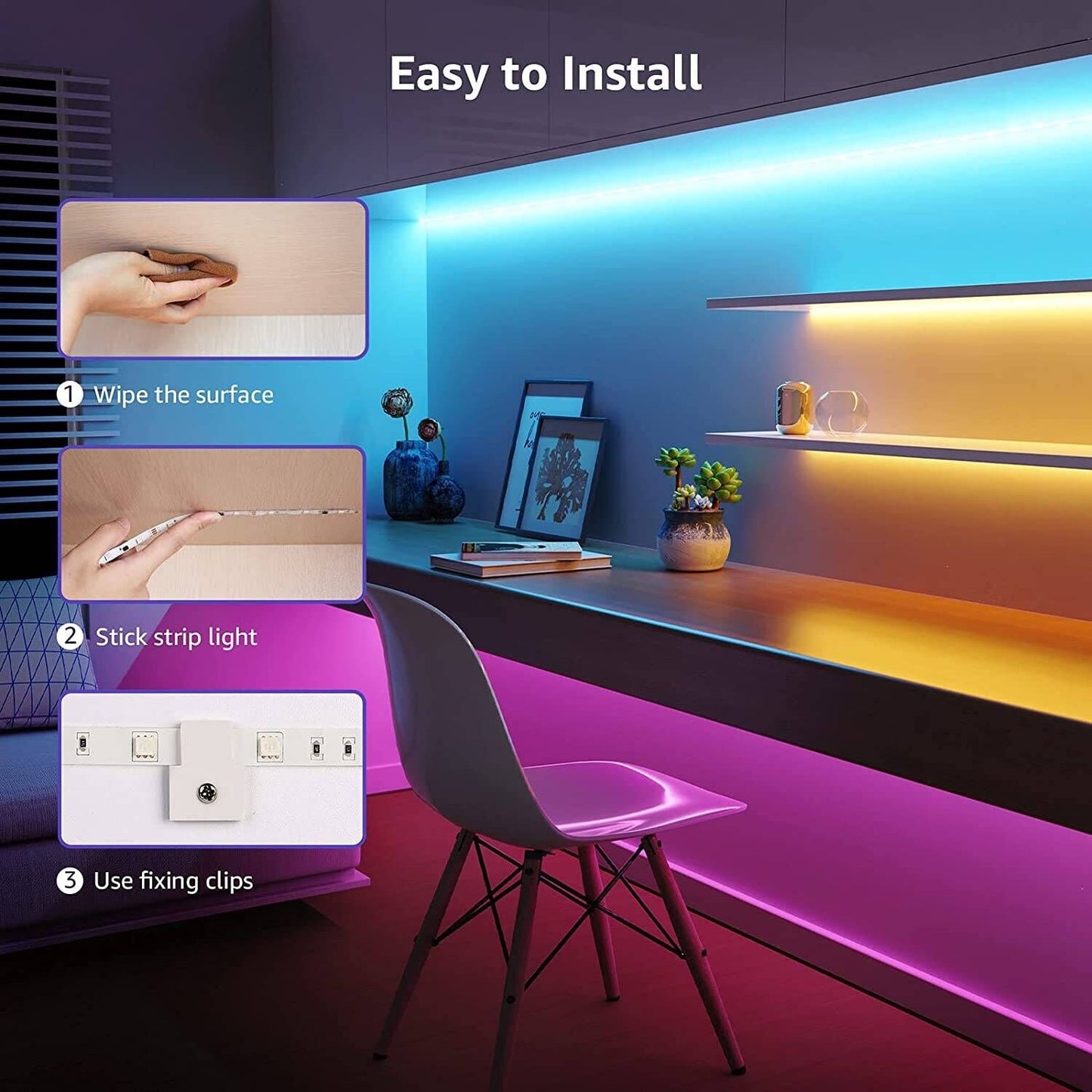 Lepro 32.8ft Music Sync MagicColor Light Strip