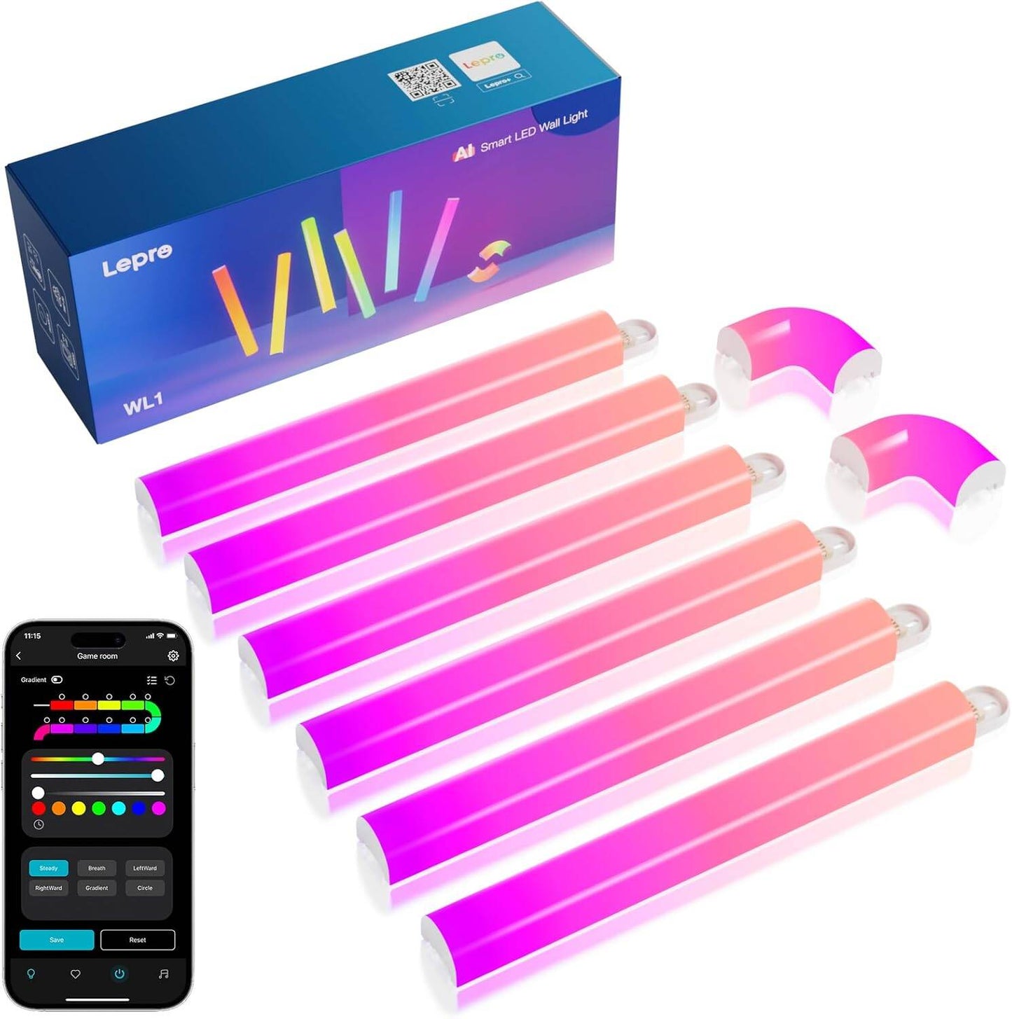 Lepro WL1 AI Smart RGB Wall Lights