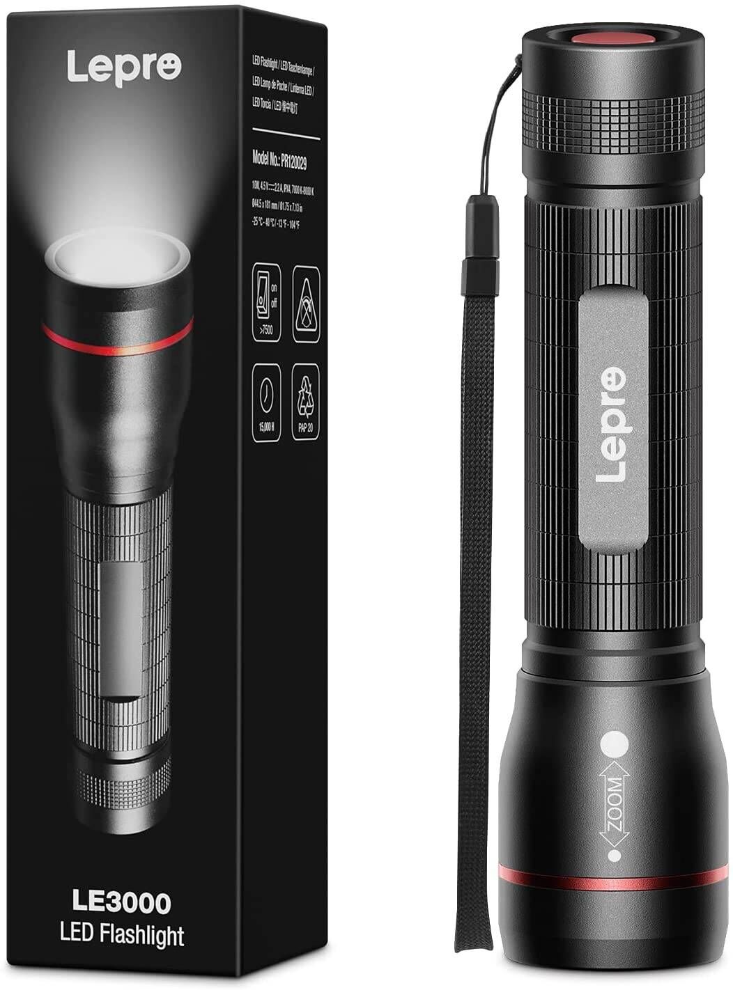 Lepro LED Tactical Flashlight