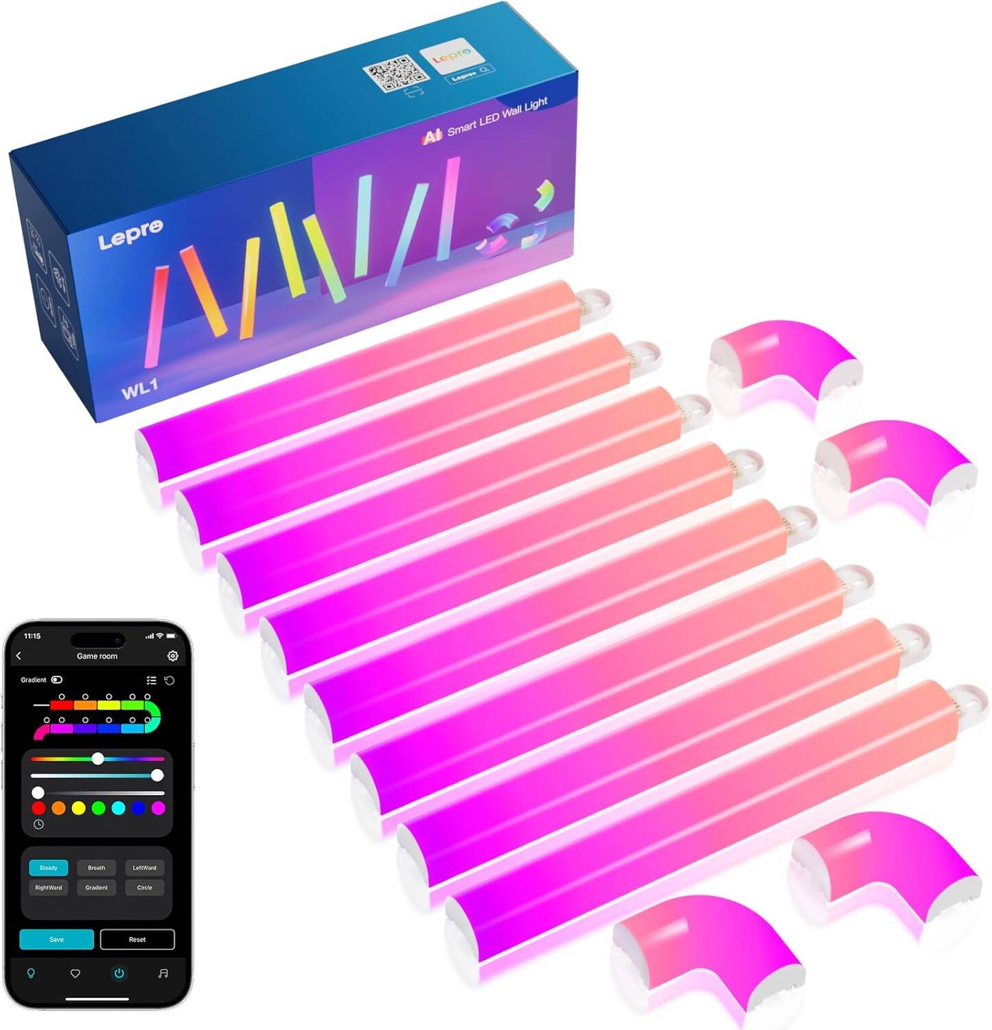 Lepro WL1 AI Smart RGB Wall Lights