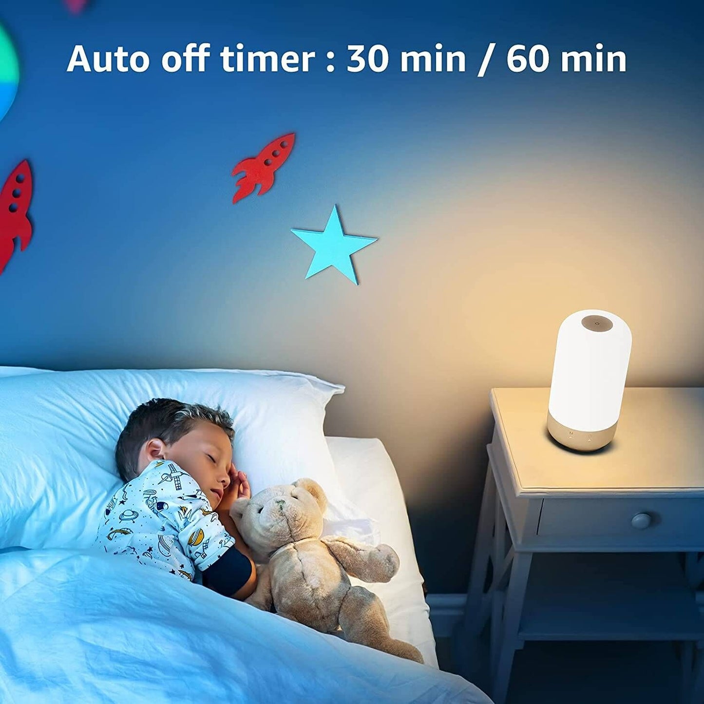 Lepro RGB Dimmable Table Lamp with Metallic Base