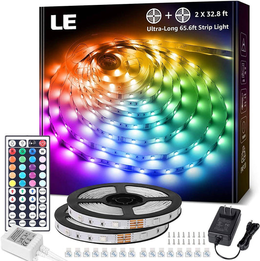 Lepro RGB LED Strip Lights 65.6ft