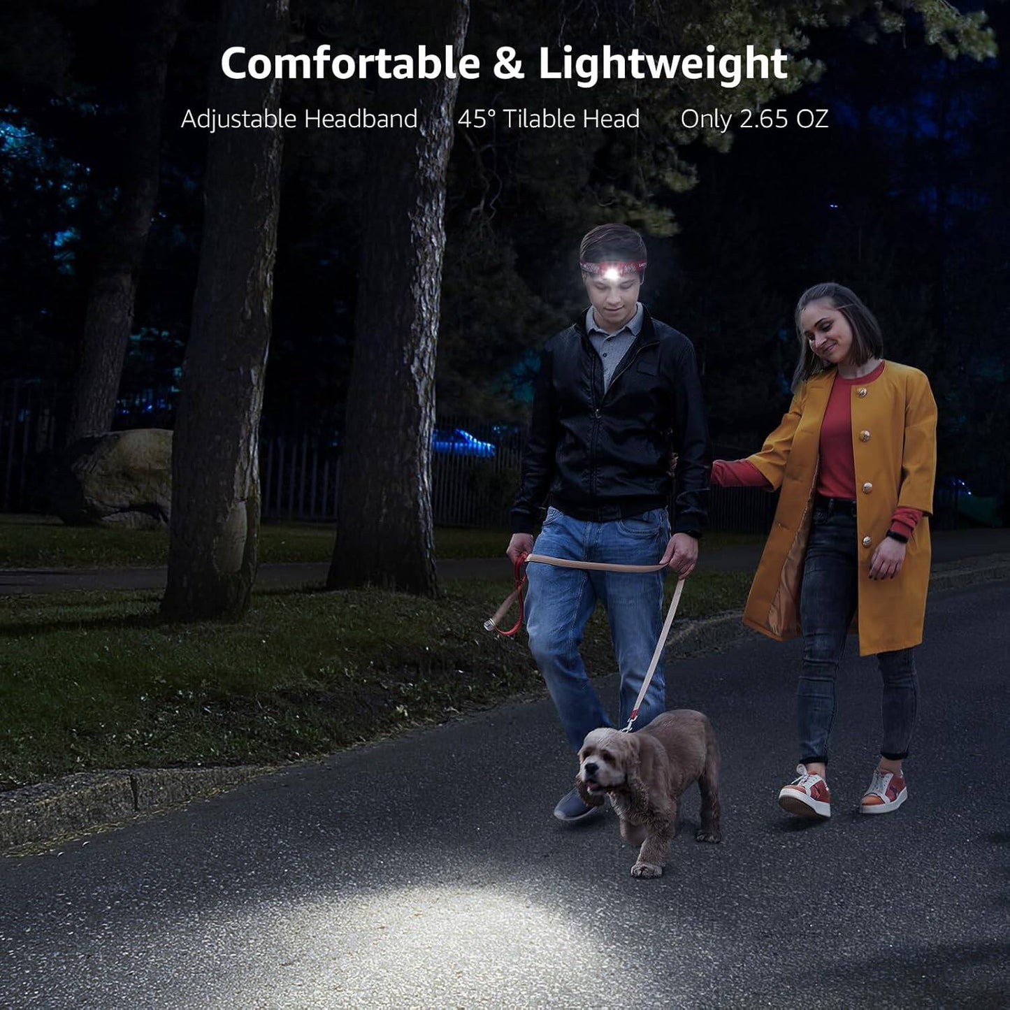 Lepro LED Rechargeable Headlamp