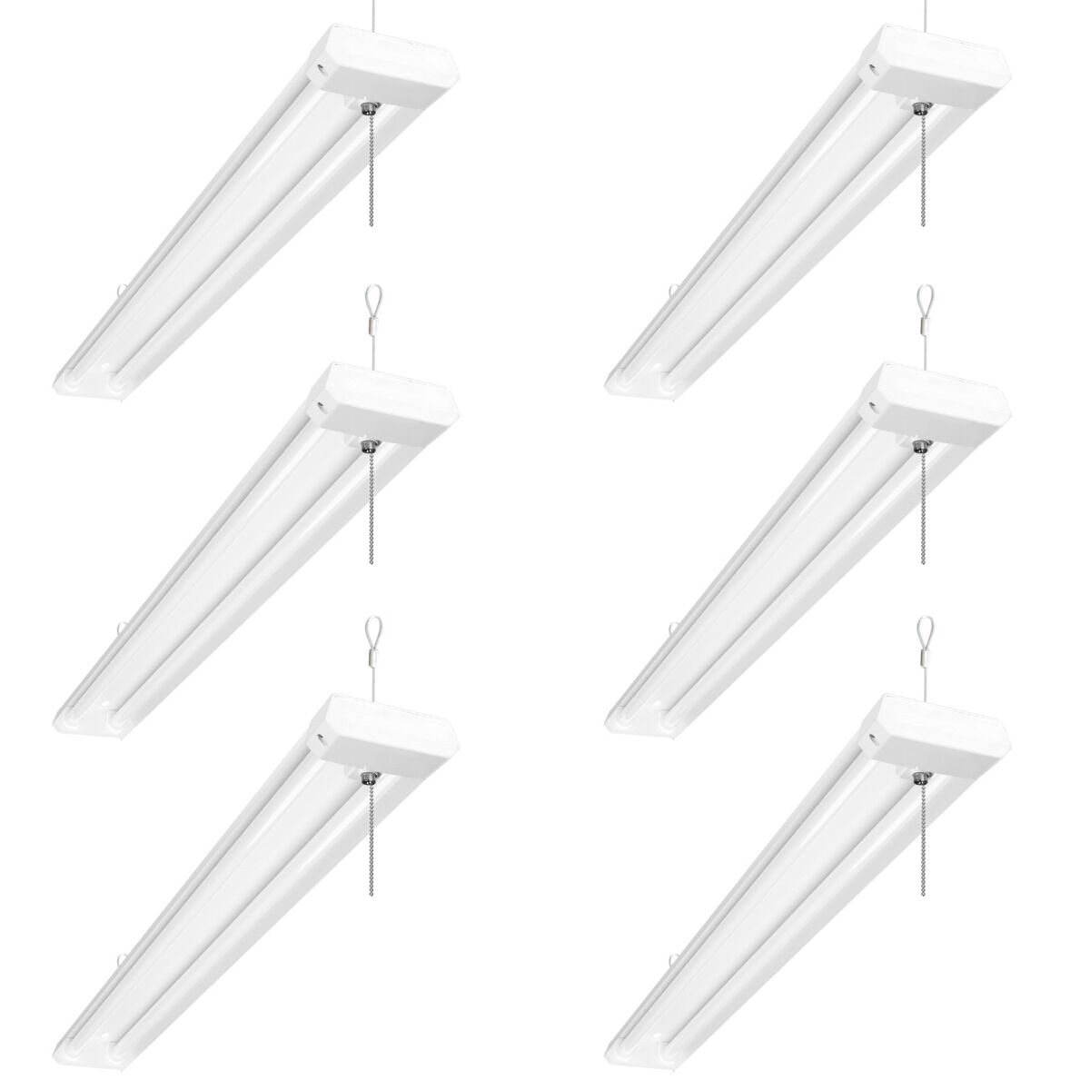 Lepro 6 Pack 4ft LED Shop Lights