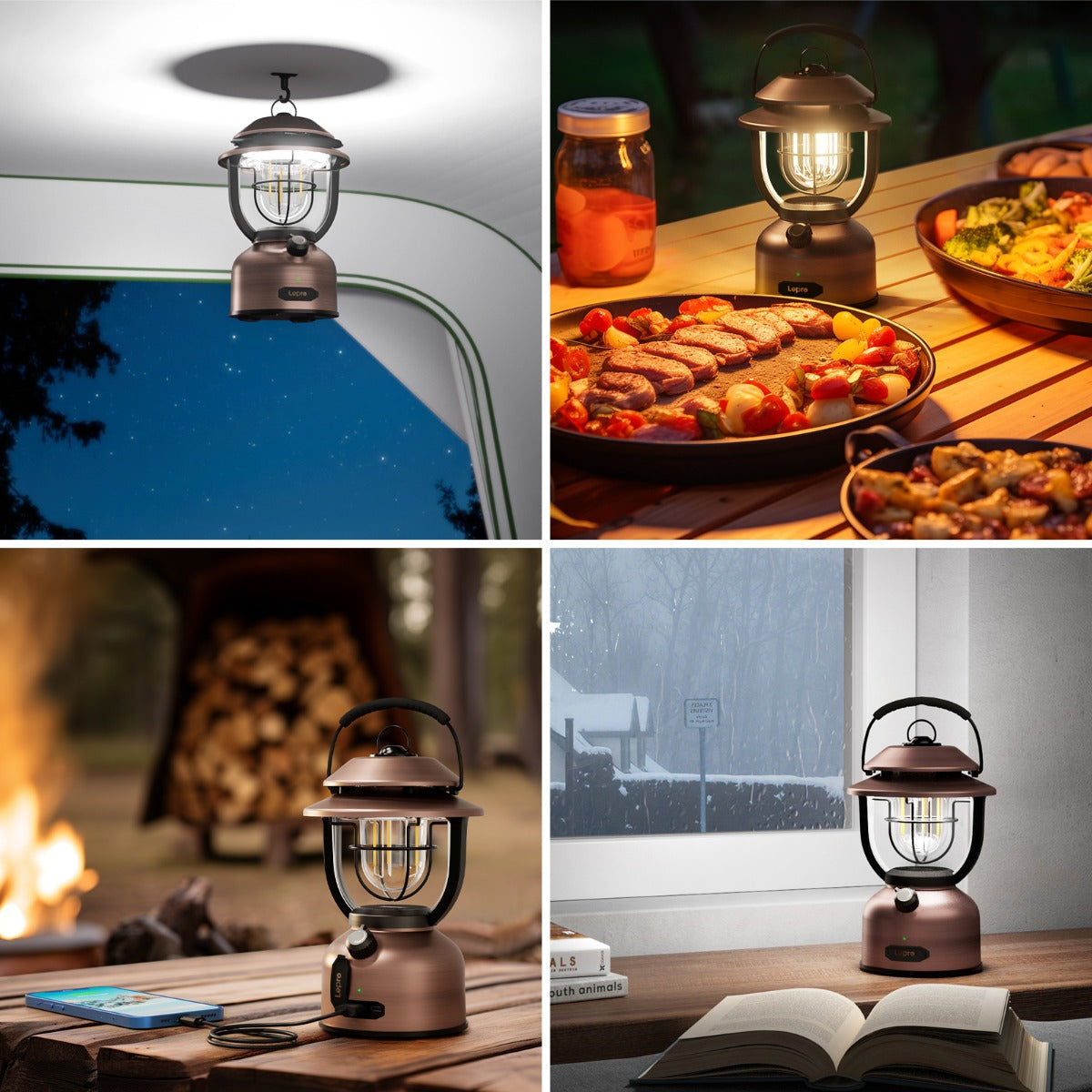 Lepro Retro LED Camping Lantern