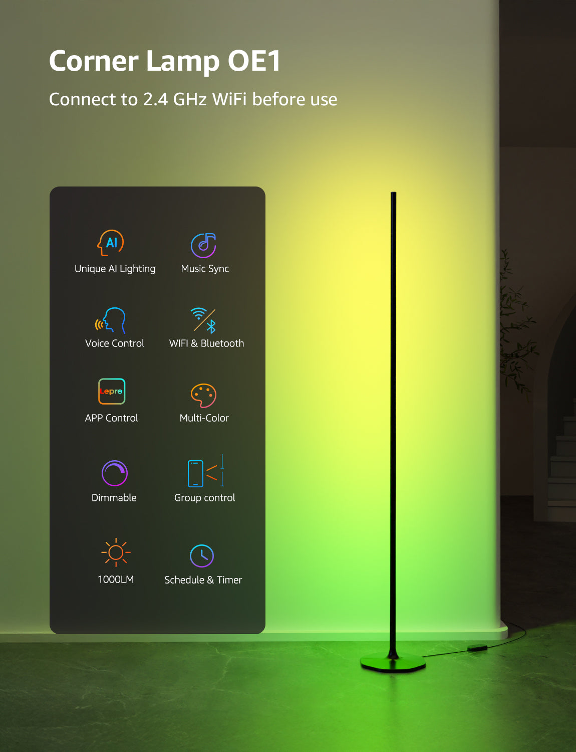 Lepro OE1 AI Floor Lamps