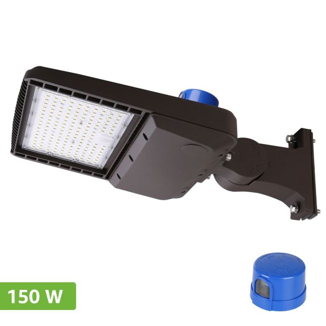 Lepro 200W LED Parking Lot Light, Shoebox Light, 500W Metal Halide Equivalent, White 5000K