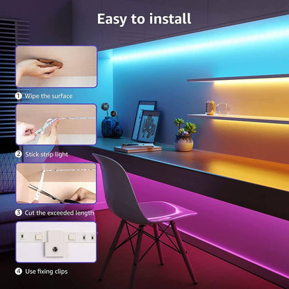 Lepro 39.4ft RGB LED Strip Lights