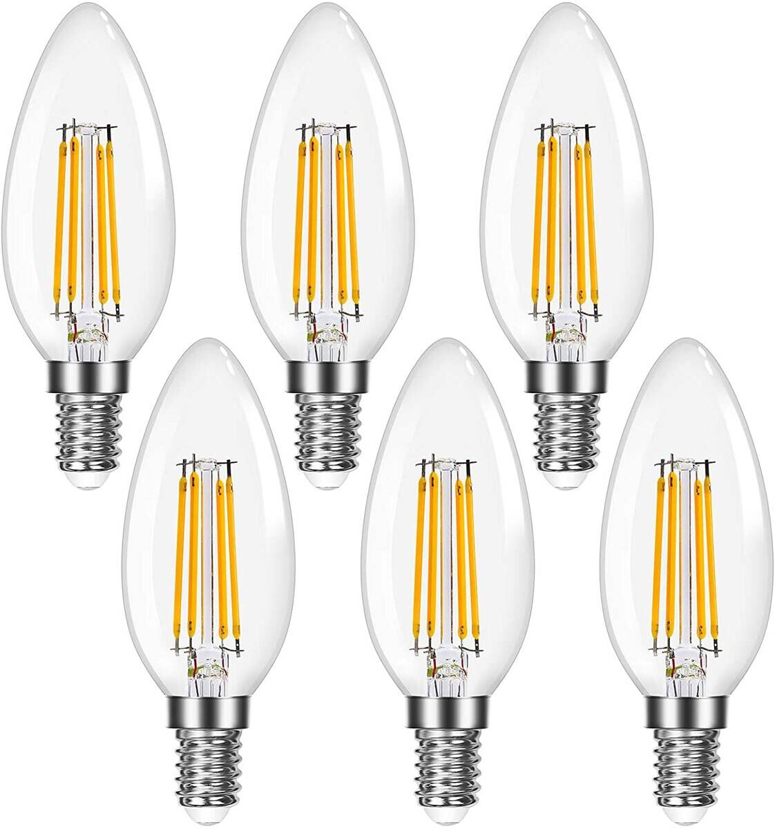 LE E12 Chandelier Light Bulbs