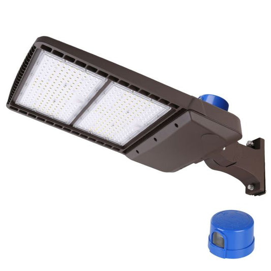 Lepro 200W LED Parking Lot Light, Shoebox Light, 500W Metal Halide Equivalent, White 5000K