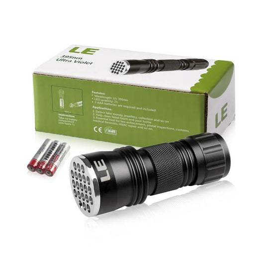 Lepro LE Black Light Flashlight with 21 LEDs