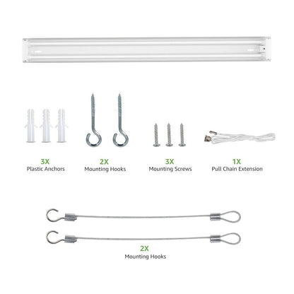 Lepro 6 Pack 4ft LED Shop Lights