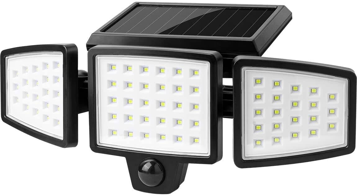 LE Solar Motion Sensor Flood Lights Outdoor - 1000LM