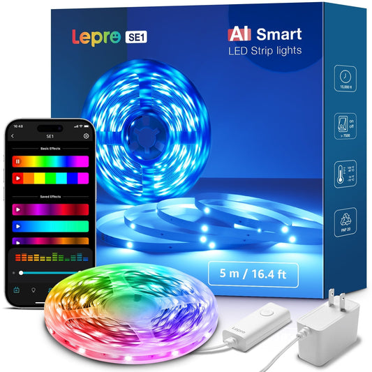 FREE GIFT | 🎁 Free Gift for orders over $80 - Lepro SE1 AI Smart LED Strip Lights (100% off)