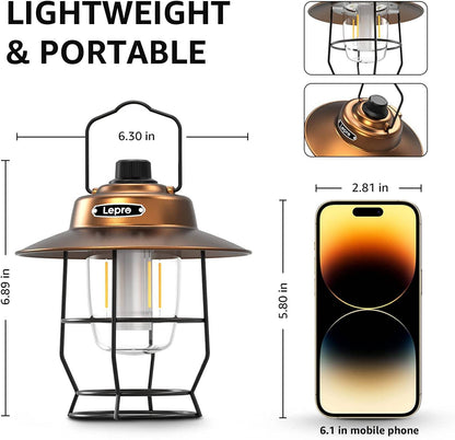 Lepro Vintage LED Camping Lantern