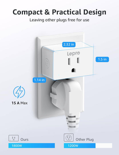 Lepro P1 Smart Plug Mini 15A