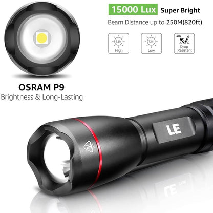 Lepro LED Rechargeable Flashlight