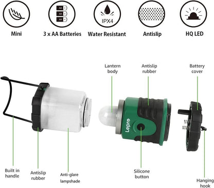 Lepro 4 Pack LED Camping Lantern