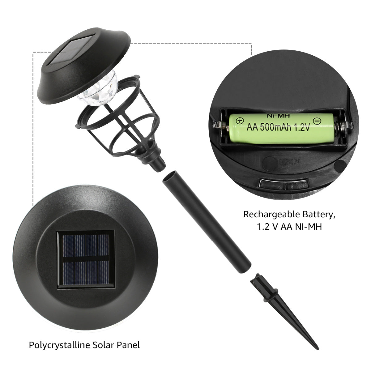 Lepro Solar Garden Lights (6-Pack)