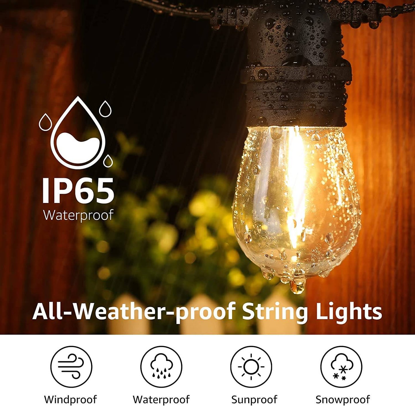 Lepro S14 Outdoor String Lights (50ft)