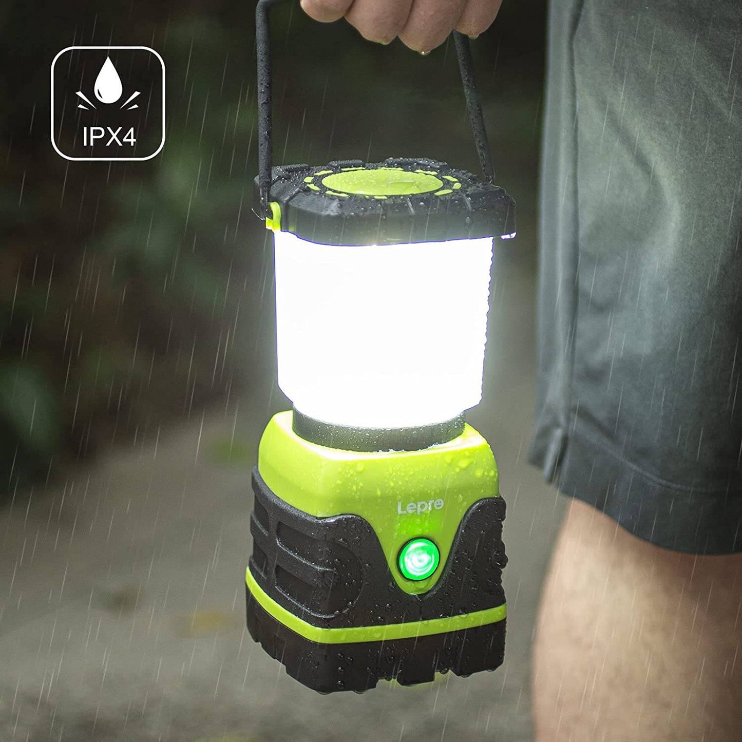 Lepro Rechargeable LED Camping Lantern (1600LM, IPX4 Waterproof)