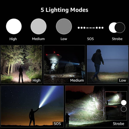 Lepro LED Rechargeable Flashlight