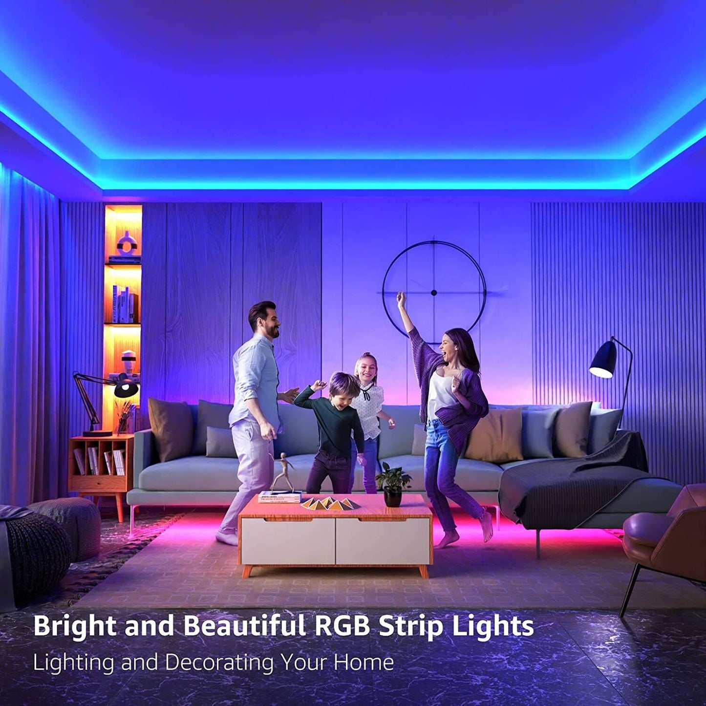 Lepro 32.8ft Waterproof RGB LED Strip Lights Kit