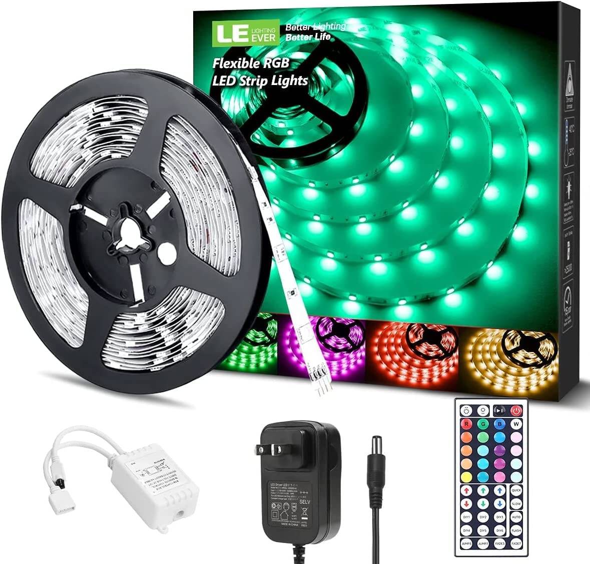 Lepro RGB LED Strip Lights (16.4ft)
