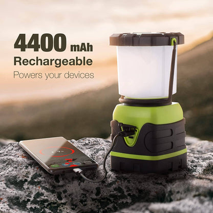 Lepro Rechargeable LED Camping Lantern (1600LM, IPX4 Waterproof)