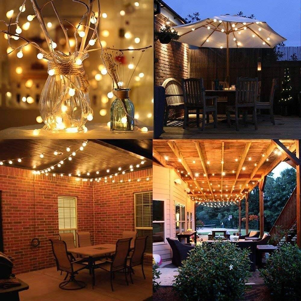 Lepro 16.4ft Battery Powered LED Globe String Lights
