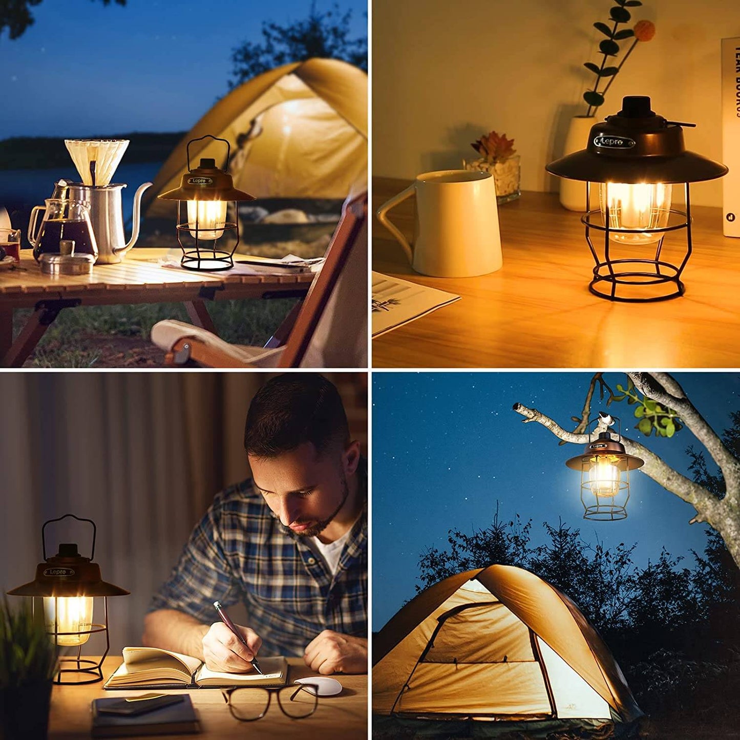 Lepro Vintage LED Camping Lantern