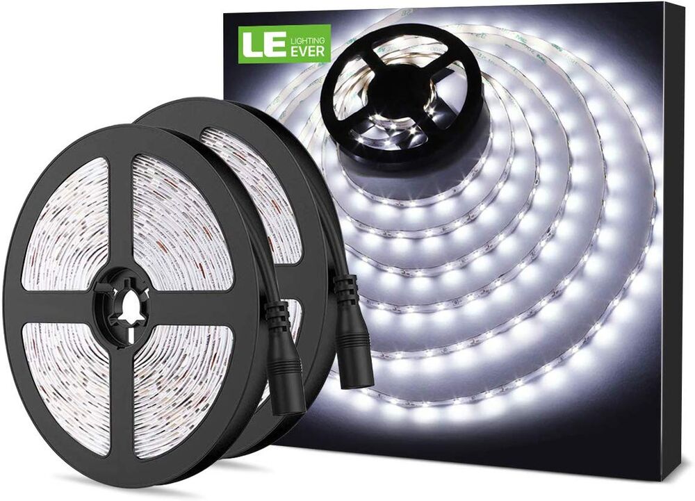 Lepro LED Strip Lights (2 Pack 16.4ft Daylight White)