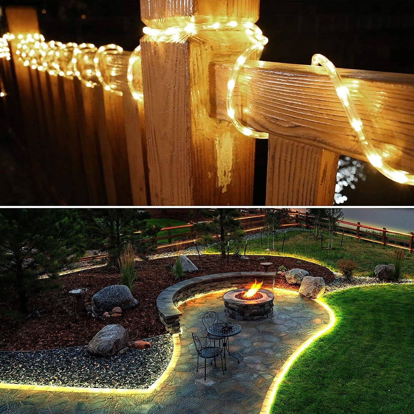 Lepro 33ft LED Outdoor Rope Lights