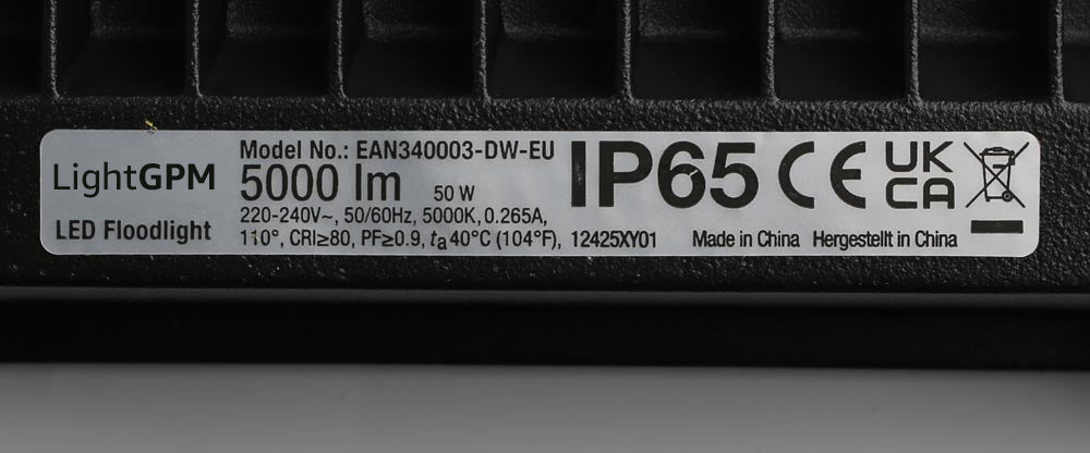 LightGPM 50W LED Flood Light