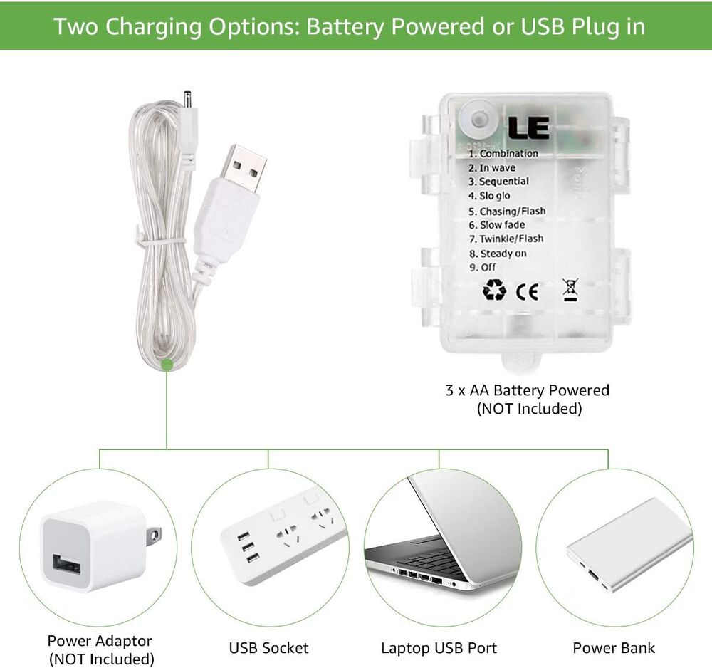 Lepro Fairy Curtain Lights (9.8 x 9.8 ft)