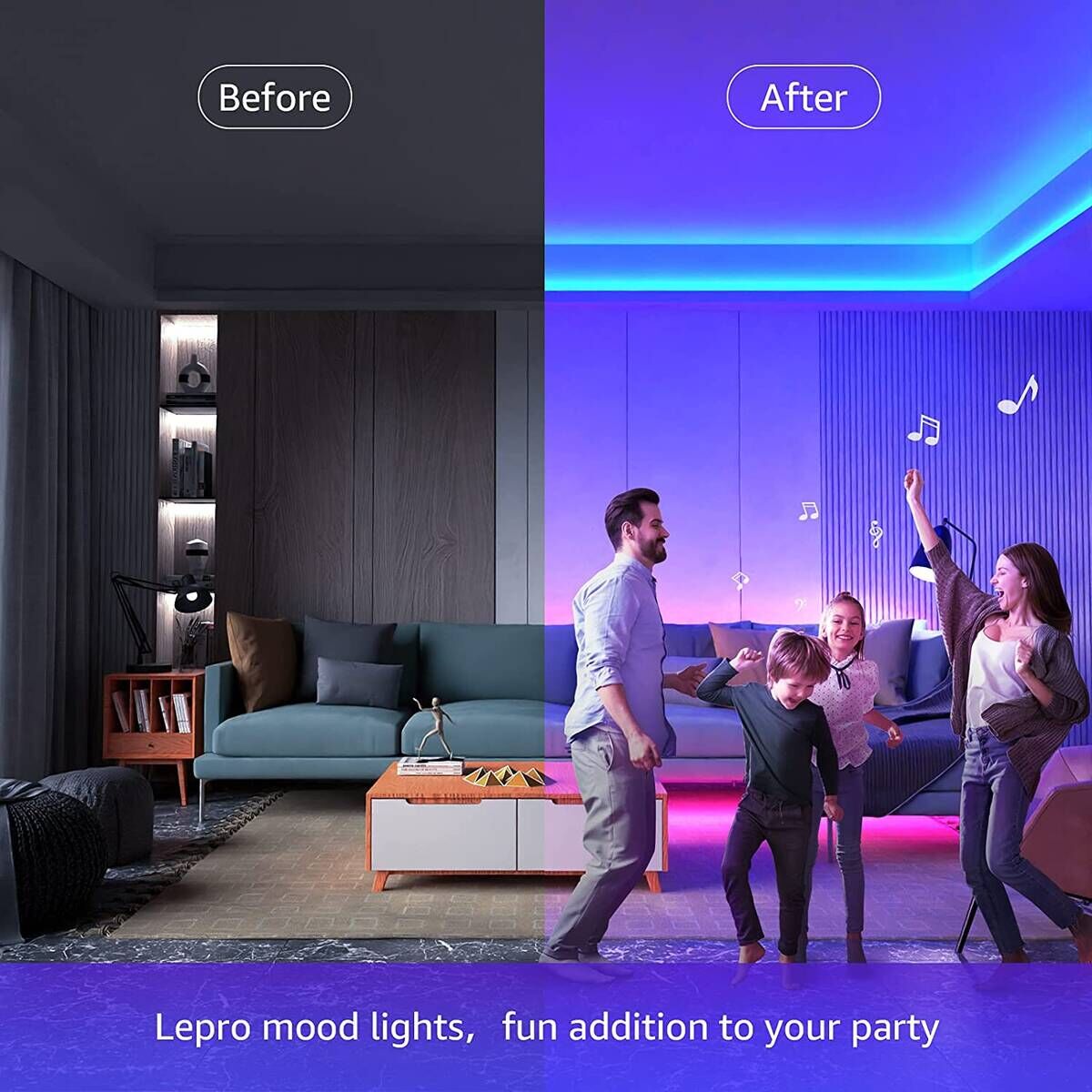 Lepro 39.4ft RGB LED Strip Lights