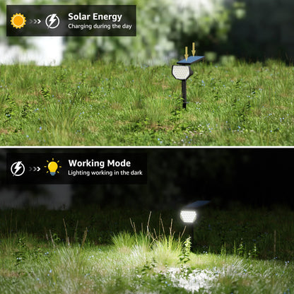Lepro Solar Landscape Spotlights (2-Pack)