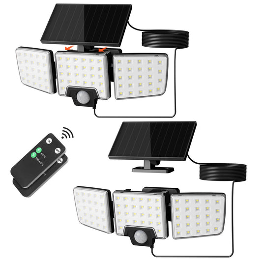 Lepro Solar Motion Sensor Security Lights (2 Packs)